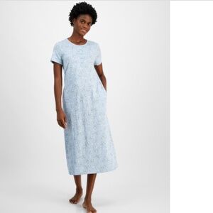 Charter Club Women's Cotton Printed Nightgown